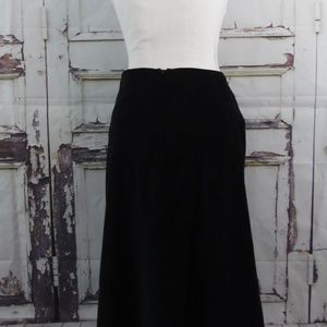 EUC Christopher & Banks Black Stretch Skirt Sz 12